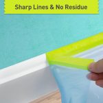 Tangibay Pre-Taped Masking Film for Painting - 22" x 66' Painters Plastic Sheeting with Automotive Paint Tape and Drape for Covering Cars, Walls, Windows and Furniture Protection (2 Rolls) - Image 5