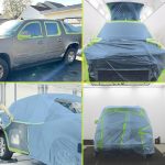 Tangibay Pre-Taped Masking Film for Painting - 22" x 66' Painters Plastic Sheeting with Automotive Paint Tape and Drape for Covering Cars, Walls, Windows and Furniture Protection (2 Rolls) - Image 8
