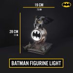 Paladone Batman Figurine Light - Officially Licensed DC Super Heroes Decor and Gift, Collectible Display Lamp Must Have for DC Comic Fans, USB Powered 27” LED Light - Image 3