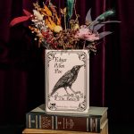 Steel Mill & Co. Ceramic Book-Shaped Vase, Little Women, The Raven (White) | Original Large Decorative Vases for Home Decor, Classic Gothic Bookshelf Decor, Unique Vase for Book Lovers - Image 6