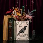 Steel Mill & Co. Ceramic Book-Shaped Vase, Little Women, The Raven (White) | Original Large Decorative Vases for Home Decor, Classic Gothic Bookshelf Decor, Unique Vase for Book Lovers - Image 7
