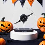 Missyou 11.8'' 3DHologramFan - Customizable Logo, Bluetooth & WiFi Control, 700+ Video Library, Remote & Acrylic Cover for Advertising & Events - Image 7