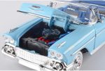 1958 Chevrolet Impala Convertible, Blue - Motormax Premium American 73267 - 1/24 Scale Diecast Model Car, unisex-children - Image 6