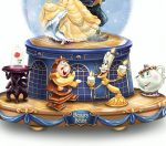 The Bradford Exchange Disney Beauty and The Beast Musical Snow Globe, Rotating Base with Movie Characters, Collectible Glitter Globe - Image 3