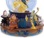 The Bradford Exchange Disney Beauty and The Beast Musical Snow Globe, Rotating Base with Movie Characters, Collectible Glitter Globe - Image 4
