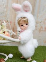 Reborn Baby Doll 10 Inch – Realistic Full Vinyl Bunny Girl with Blonde Hair & Purple Eyes – Soft Collectible Toy Gift for Girls - Image 7
