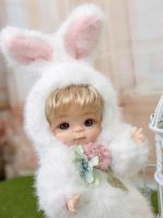 Reborn Baby Doll 10 Inch – Realistic Full Vinyl Bunny Girl with Blonde Hair & Purple Eyes – Soft Collectible Toy Gift for Girls - Image 9