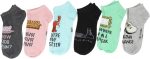 Hyp Friends Television Series Juniors/Womens 6 Pack Ankle Socks - Image 3