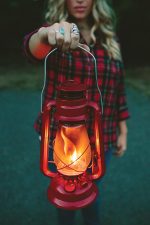 Stansport Hurricane Lantern – Classic Metal Kerosene Oil Lamp with Glass Globe and Adjustable Wick – Portable Emergency Lighting & Decorative Indoor/Outdoor Camping Lantern, Red - Image 6