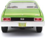 Maisto 1:24 Scale 1970 Chevrolet Nova SS Diecast Vehicle (Colors May Vary) , Green - Image 4
