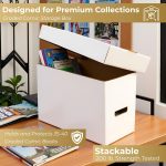 Max Protection CGC Graded Comic Book Storage Boxes - Heavy-Duty - 5 Count | Slab Case Organizer, 200 lb Test Double-Wall Corrugated, Made in USA, Collectible Holder, Heavy-Duty Slab Bin - Image 3