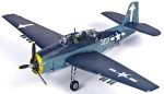 Academy TBM-3" USS Bunker Hill Airplane Model Building Kit, Navy - Image 4