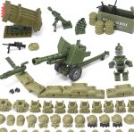 Military Weapon Pack 325 PCS Army Brick Accessories Oliver Green | Shipping Cargo Container, Helmets, Armors, Gear, Equipment, Building Block Toy for Kids, Compatible with Soldier Figures - Image 4