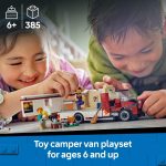 LEGO City Holiday Adventure Camper Van Building Toy Set - Vacation Toy for Kids, Boys and Girls, Ages 6+ - Includes 3 Minifigures and Accessories - Gift Idea for Birthdays & Holidays - 60454 - Image 4
