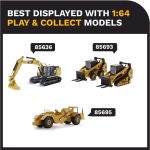 Diecast Masters 1:64 Caterpillar D6R XL Bulldozer, Play & Collect Series Cat Trucks & Construction Equipment | 1:64 Scale Model Diecast Collectible Model 85691 - Image 8
