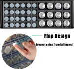 MUDOR Coin Collection Holder Album for Collectors, 240 Pockets Coin Book | 2IN1 Pocket Size,Coin Collection Supplies for Dime,Cent,Nickel,Quarter, Half Dollar, Silver Dollar - Image 4