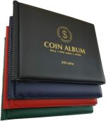 MUDOR Coin Collection Holder Album for Collectors, 240 Pockets Coin Book | 2IN1 Pocket Size,Coin Collection Supplies for Dime,Cent,Nickel,Quarter, Half Dollar, Silver Dollar - Image 6