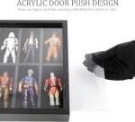 SIXPOINTS 3.75 inch Action Figures Clear Display Case,12 Compartments Wall-Mounted Doll Storage Box Fit for 1/18 Scale Star Wars Black Series /Marvel Legends /DC/ GI Joe etc Figure Toy - Image 5