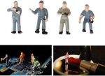 Acxico 25pcs Simulation Train Track Railroad Worker Model People Figures with Tools 1:87 HO Scale for Miniature Scenes - Image 3