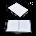 GLOBLELAND 80 Pockets Clear Stamps Storage Album Cut Dies Storage Bag Embossing Folder Keeper Cards Folder Bag for DIY Scrapbooking Arts Crafts Collecting 5.11x7inch - Image 3