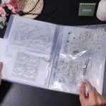 GLOBLELAND 80 Pockets Clear Stamps Storage Album Cut Dies Storage Bag Embossing Folder Keeper Cards Folder Bag for DIY Scrapbooking Arts Crafts Collecting 5.11x7inch - Image 5