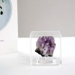 Acrylic Geodes Rocks 3 Peg Display Stands Support Holder Box, 3in | Clear Acrylic Display Case Easel Holder Box for Agate Slices Crystals Minerals Slab Fossil Coral Small Collectibles - Image 3