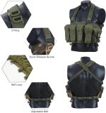 7 Pockets Tactical Chest Rig Vest Adjustable Chest Rigs Tactical with Mag Pouch X Harness for Men Women - Image 7