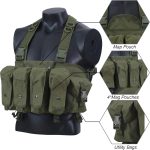 7 Pockets Tactical Chest Rig Vest Adjustable Chest Rigs Tactical with Mag Pouch X Harness for Men Women - Image 8