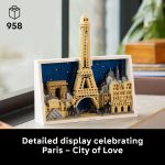LEGO Architecture Paris – City of Love Building Set for Adults - Gift for Birthdays - Office or Bedroom Decor for Women & Men, Ages 18+ - W/Frame for Display - 21064 - Image 3