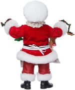 Kurt Adler Fabriche Christmas Chef Santa Figurine, 12-Inch - Image 4