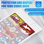 YixangDD 200 Pack Current Comic Book Bags and Boards, 6.87" x 10.5" | Clear Comic Book Sleeves, Acid-Free Thick Comic Backing Boards for Collectible Book Storage - Image 4