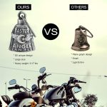 Dream Apparel Motorcycle Bells for Bikers Guardian Angel Gremlin Motorcycle Bells for Motorcycle Rider Key Chain for Luck - Image 4
