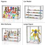 Clear Acrylic Display Case for Collectibles 4 Layer Hobby Figure Display Case Box with Shelves Stackable Figurine Display Boxes for Funko Pop Mart Labubu Model, 2 Pack - Image 4