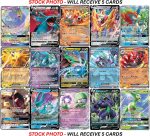 5 Pokemon Ultra Rare Card Lot - V, Gx, ex, Assorted Variety - No Duplicates - Image 3