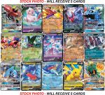 5 Pokemon Ultra Rare Card Lot - V, Gx, ex, Assorted Variety - No Duplicates - Image 4