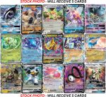 5 Pokemon Ultra Rare Card Lot - V, Gx, ex, Assorted Variety - No Duplicates - Image 5
