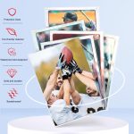 500 Counts Card Sleeves for Trading Cards, Soft Penny Card Sleeves Clear Plastic Card Protectors Fit for Baseball Card, Sports Cards, MTG Game Card Standard Cards - Image 4