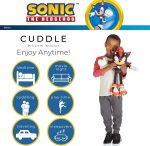 Sonic Shadow The Hedgehog Anime Kids Bedding Super Soft Plush Cuddle Pillow Buddy, One Size, (Officially Licensed Product) - Image 3