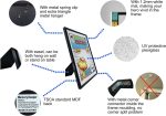 8 Pack Comic Book Frame with White Mat 6 3/4" x 10 1/4" | Partial UV Protection, Fits Current Comics, compatible with comic book bags & sleeves, wall or tabletop display - Image 3
