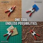 40 Pcs Small Spring Clamps, 2 Inch Red Metal Clip for Crafts, Heavy Duty Woodworking Fastener, Photography Muslin Backdrop Holder - Image 5