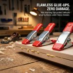 40 Pcs Small Spring Clamps, 2 Inch Red Metal Clip for Crafts, Heavy Duty Woodworking Fastener, Photography Muslin Backdrop Holder - Image 9