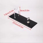 WANLIAN Acrylic Desktop Knife Stand - Knife Holder Display Case for Practice Knives (Black, Pack of 2) - Image 3