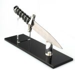 WANLIAN Acrylic Desktop Knife Stand - Knife Holder Display Case for Practice Knives (Black, Pack of 2) - Image 8