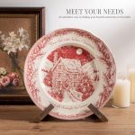 ANBOXIT Plate Stand for Display - 6.5 Inch Plate Holder Easel | Wooden Decorative Table Top Plate Stand, Picture Frame Holder for Photo - Image 3