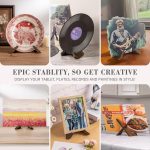 ANBOXIT Plate Stand for Display - 6.5 Inch Plate Holder Easel | Wooden Decorative Table Top Plate Stand, Picture Frame Holder for Photo - Image 7