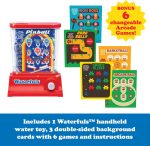 Original Waterfuls Handheld Games, Kids Retro Travel Games, Fidget Toys | Retro Travel Games, Fidget Toys, Water Games, Kids Games, Screen Free, 6 Interchangeable Back Panels - Image 3