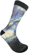 Unisex Fun Novelty Crazy Crew Socks Rhino Postage Stamp Collage Dress Socks - Image 4