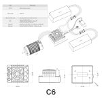 XC C6 Sensorless Brushless ESC for RC Car,3-8S Lipo,200A Continuous Current,8-25A、6.0/7.4/8.4V BEC,Applicable to 1/6 1/7 On Road Truck Monster - Image 3