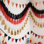 Red Black White Gold Paper Tassel, 20 Pack, Party Decorations for Birthday, Baby Shower, Sprot Game,Graduation - Image 8