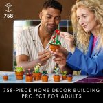 LEGO Botanicals Tiny Plants - Artificial, Fake Indoor Plant Building Set for Home, Kitchen, Desk Decoration, Adults Ages 18+ - Gift for Birthdays - 10329 - Image 3